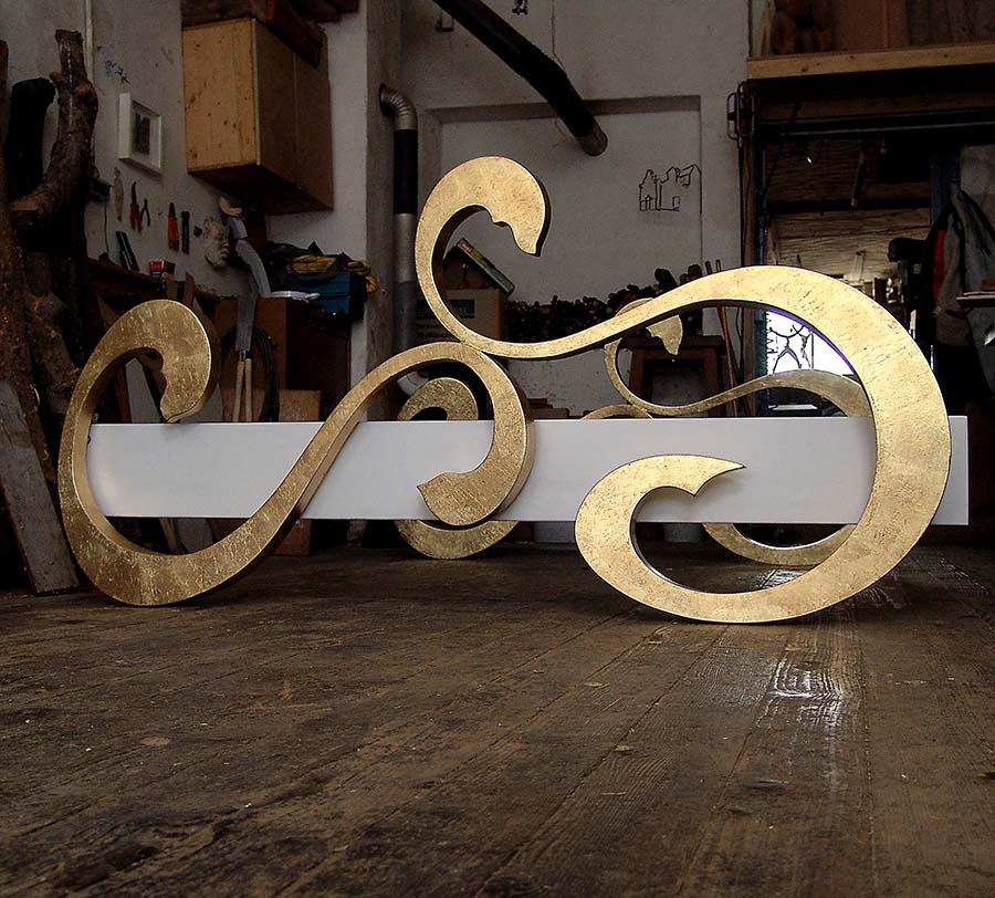 Bett für eine Prinzessin - Auftragsarbeit, 2005